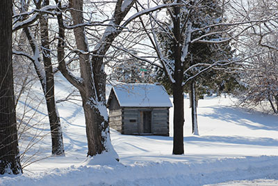 Ott Cabin in Sibley Park